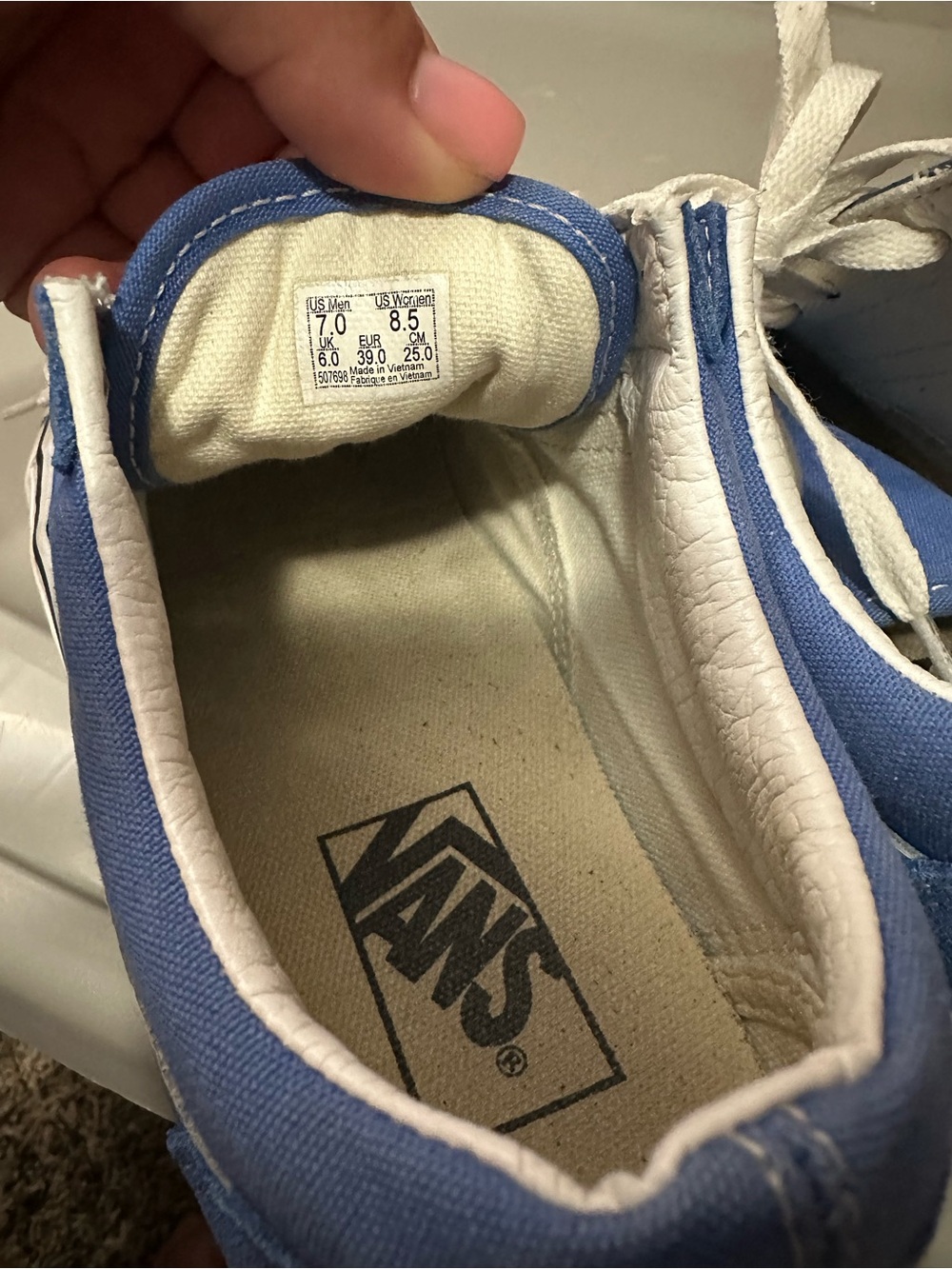 Blue Vans - Picture 5 of 6